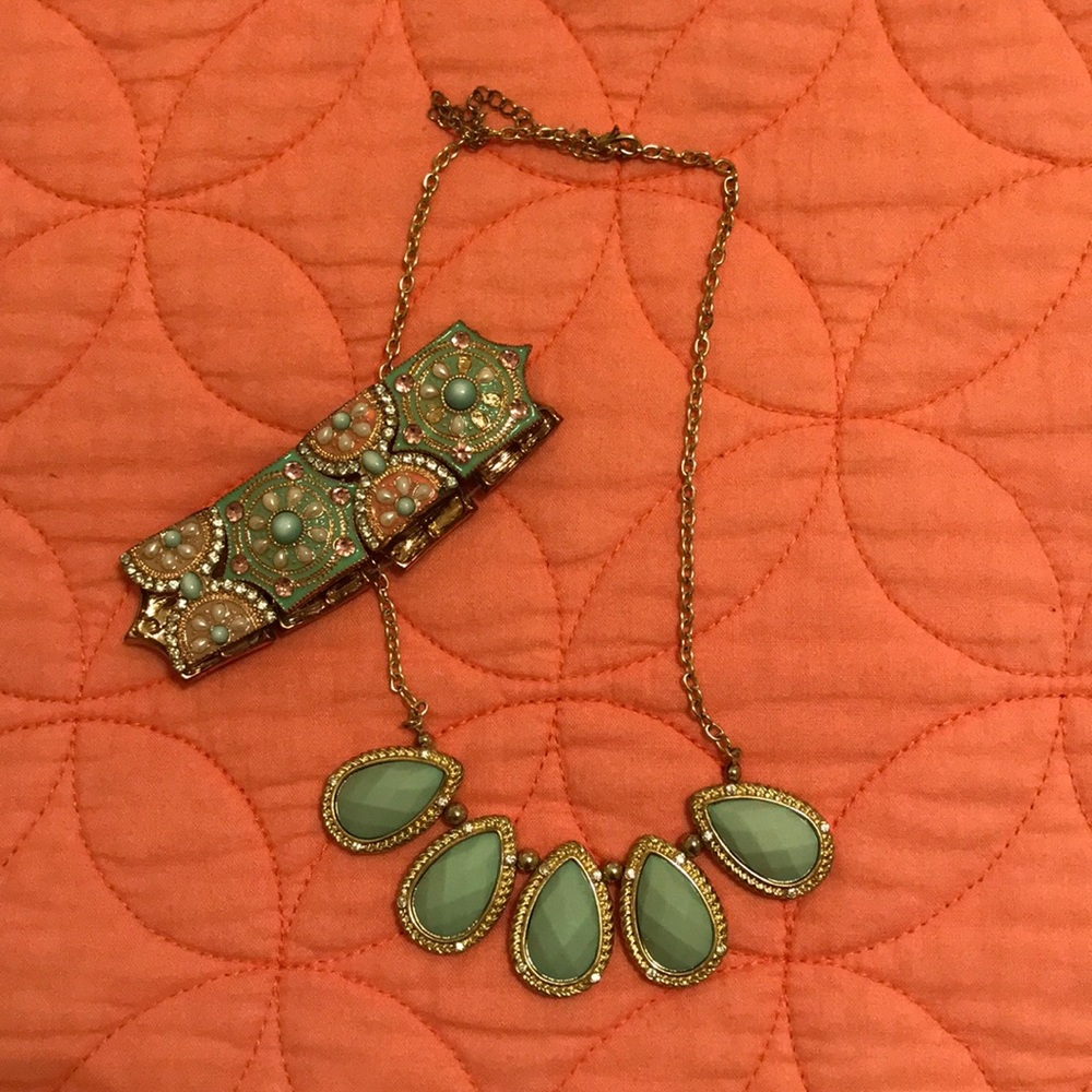Necklace and bracelet